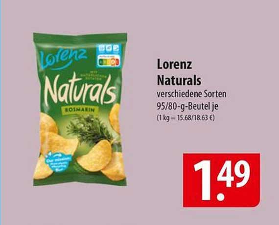 Lorenz Naturals verschiedene Sorten 95/80-g-Beutel je