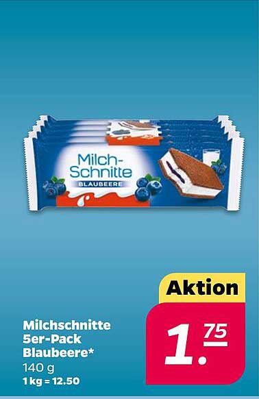 Milch-Schnitte 5er-Pack Blaubeere