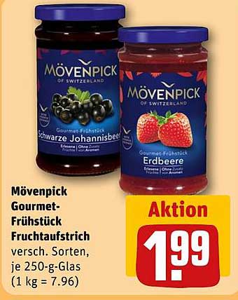 Mövenpick Gourmet-Frühstück Fruchtaufstrich - verschiedene Sorten