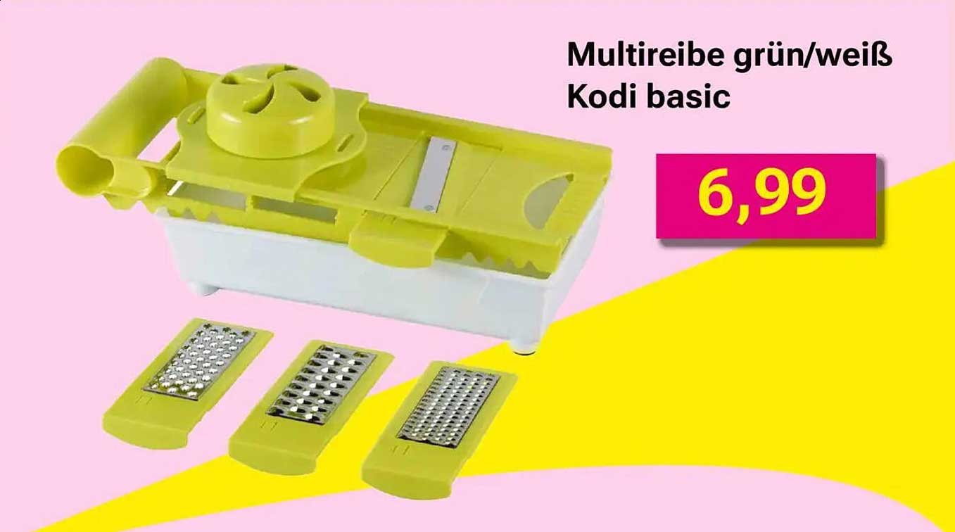 Multireibe grün/weiß Kodi basic
