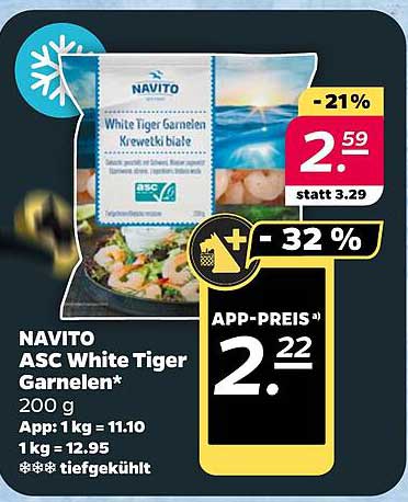 NAVITO ASC White Tiger Garnelen 200 g