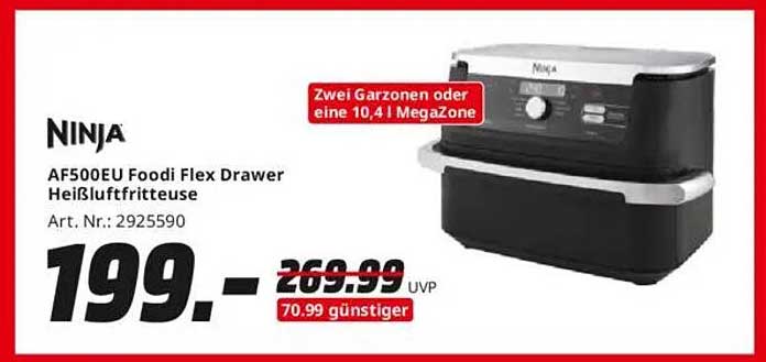 NINJA AF500EU Foodi Flex Drawer Heißluftfritteuse