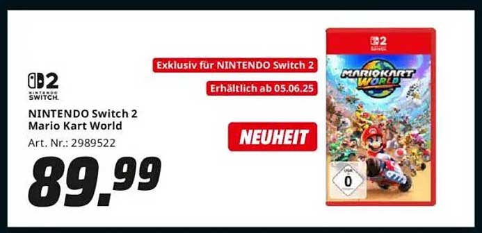 NINTENDO Switch 2 - Mario Kart World