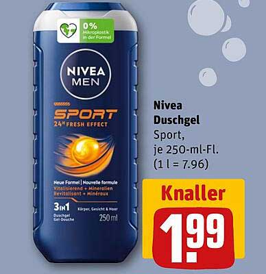 Nivea Duschgel Sport, je 250-ml-Fl.