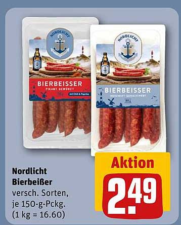 Nordlicht Bierbeisser - Verschiedene Sorten