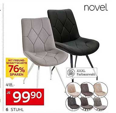 novel Stuhl Set – Moderne Eleganz für Ihr Zuhause