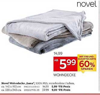 Novel Wohndecke „Luna“