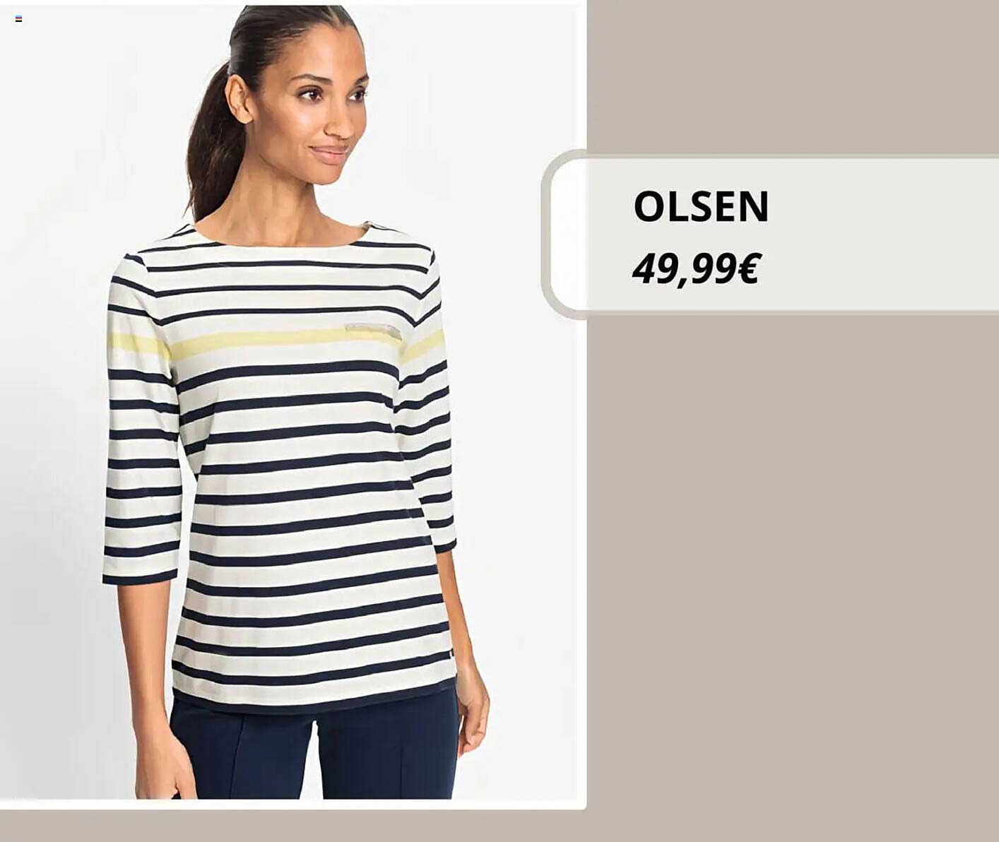 OLsen Streifenshirt für nur 49,99€