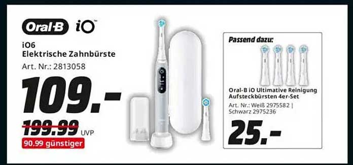Oral-B iO6 Elektrische Zahnbürste