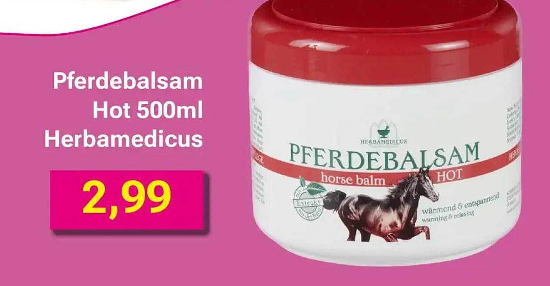 Pferdebalsam Hot 500ml Herbamedicus