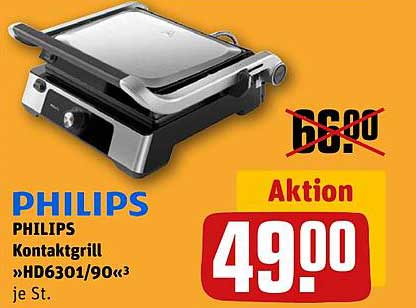 PHILIPS Kontaktgrill »HD6301/90«
