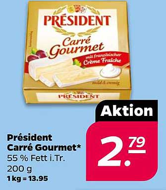 Président Carré Gourmet 200 g
