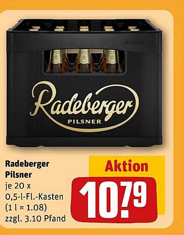Radeberger Pilsner 20 x 0,5 l-Flaschen-Kasten