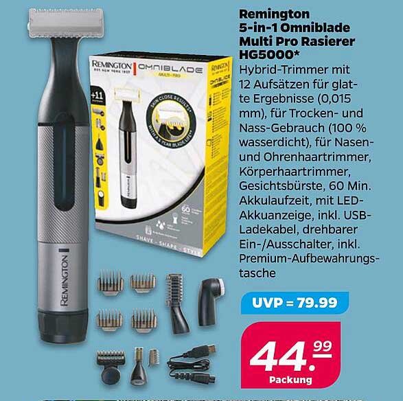 Remington 5-in-1 Omniblade Multi Pro Rasierer HG5000*