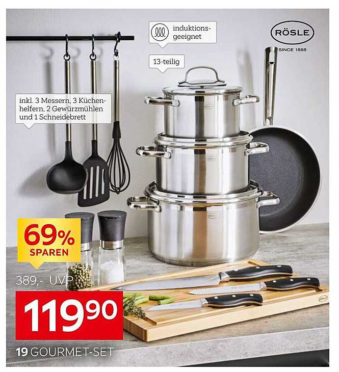 RÖSLE 19-teiliges Gourmet-Set