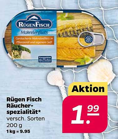 Rügen Fisch Räucherspezialität - für feinen Genuss!