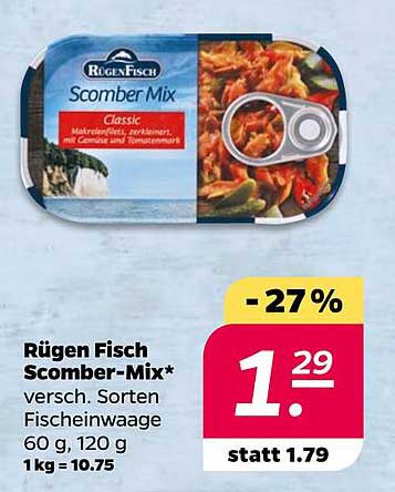Rügen Fisch Scomber-Mix – Verschiedene Sorten aufs Beste genießen