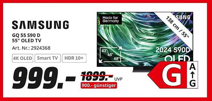 Samsung GQ 55 S90 D 55" OLED TV