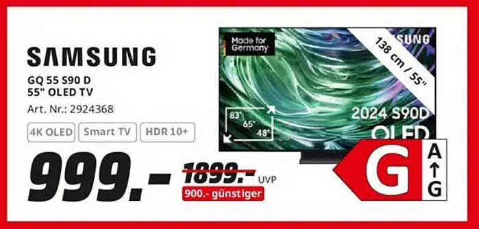Samsung GQ 55 S90 D 55" OLED TV