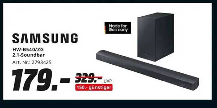 Samsung HW-B540/ZG 2.1-Soundbar