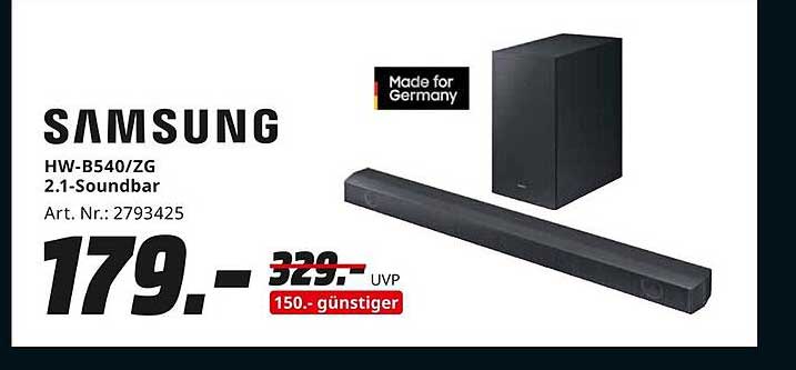 Samsung HW-B540/ZG 2.1-Soundbar