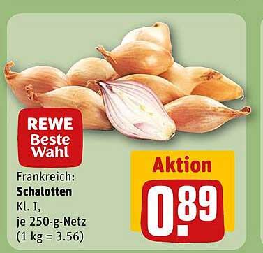 Schalotten Kl. I, je 250-g-Netz