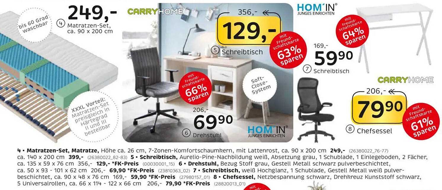 Schreibtisch mit Soft-Close-System