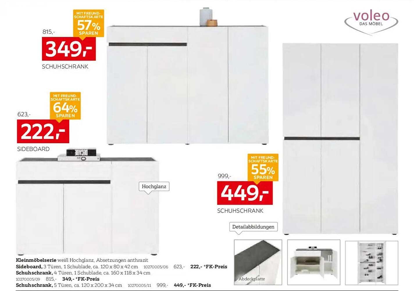 Schuhschrank Hochglanz - Ideal für jeden Flur