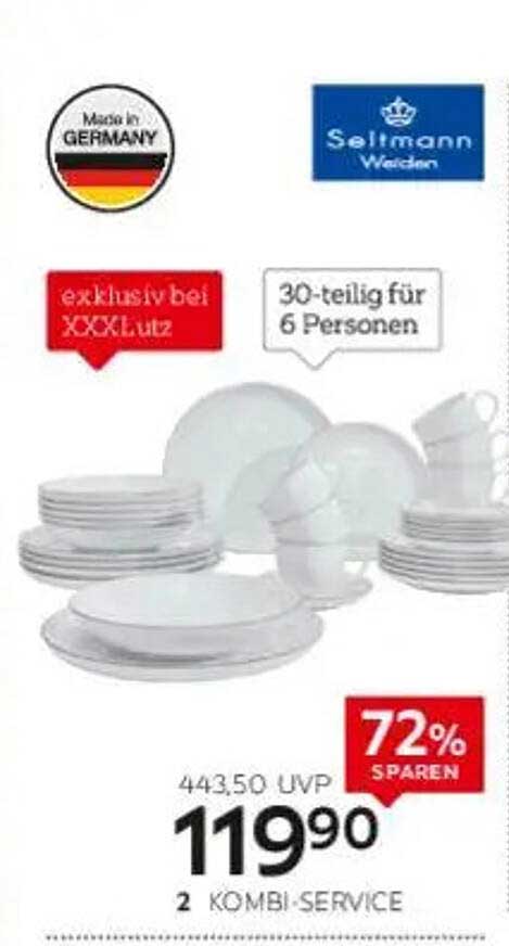 Selttmann Weiden Kombi-Service 30-teilig für 6 Personen