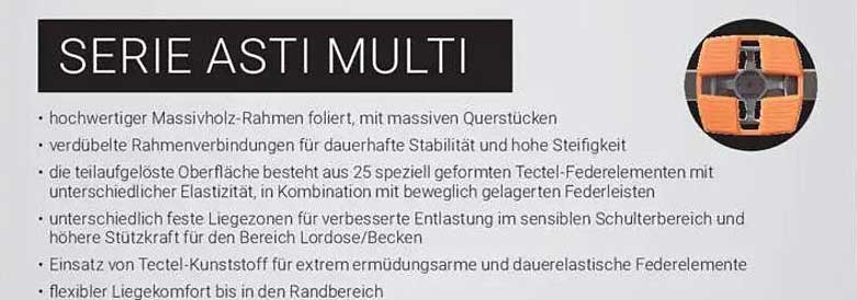 Serie Asti Multi - Hochwertige Liegequalität für Ihr Zuhause