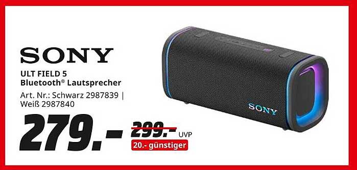 Sony ULT FIELD 5 Bluetooth Lautsprecher