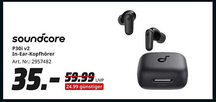 soundcore P30i v2 In-Ear-Kopfhörer
