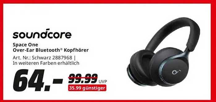 Soundcore Space One Over-Ear Bluetooth® Kopfhörer