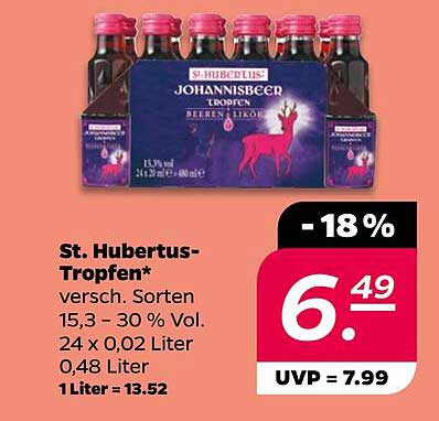 St. Hubertus-Tropfen - Johannisbeer-Likör
