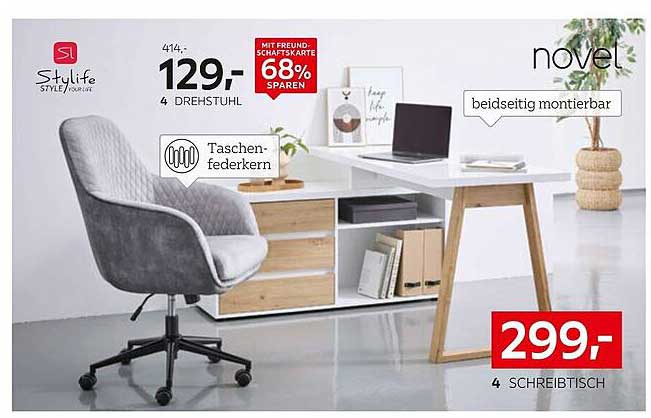 Stylife Drehstuhl - jetzt für nur 129,- € (statt 414,- €)
