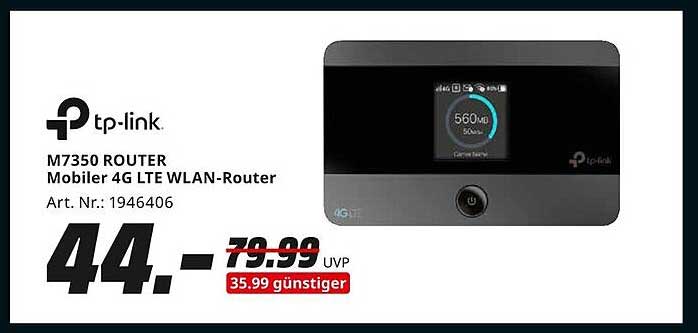 tp-link M7350 Mobiler 4G LTE WLAN-Router