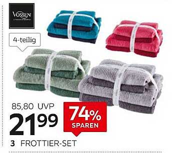 Vossen 4-teiliges Frottier-Set