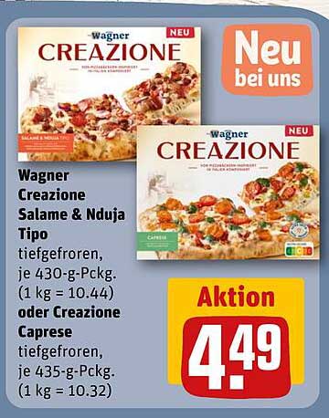 Wagner Creazione Salame & Nduja Tipo oder Creazione Caprese