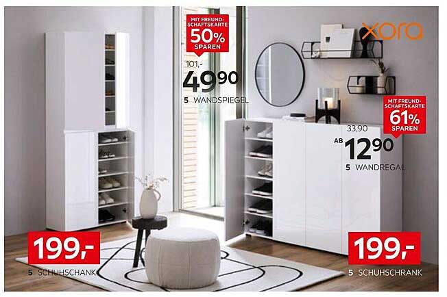 Wandschrank und Schuhschrank von Xoro im Angebot