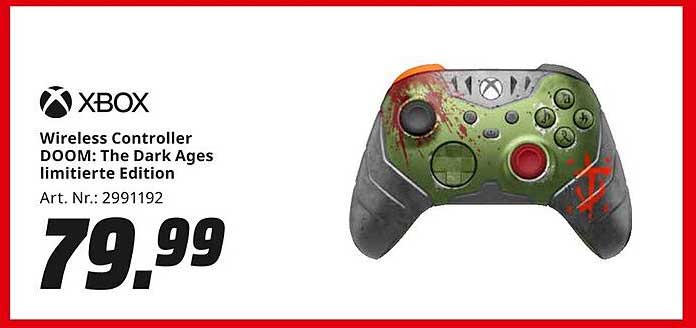 Wireless Controller DOOM: The Dark Ages limitierte Edition