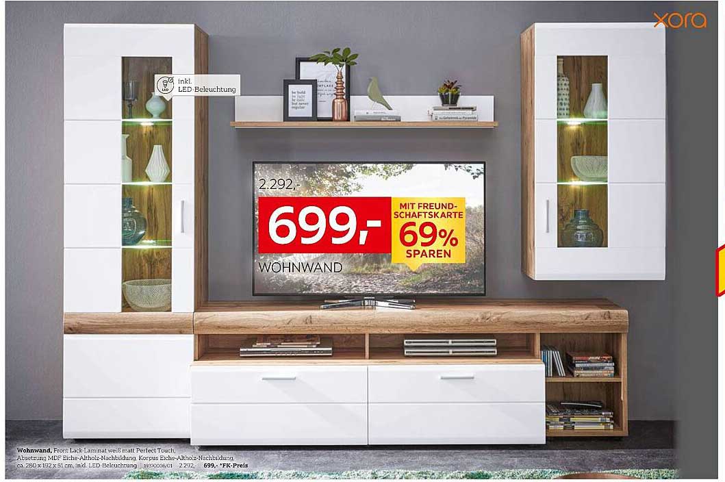Wohnen mit Stil: Moderne Wohnwand von XXXLutz