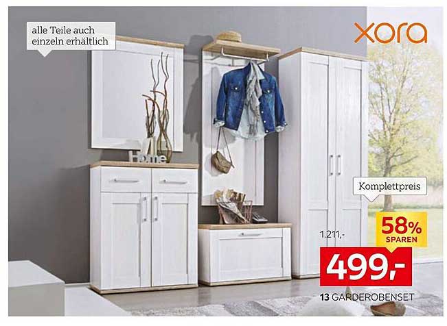 xora Garderobenset komplett