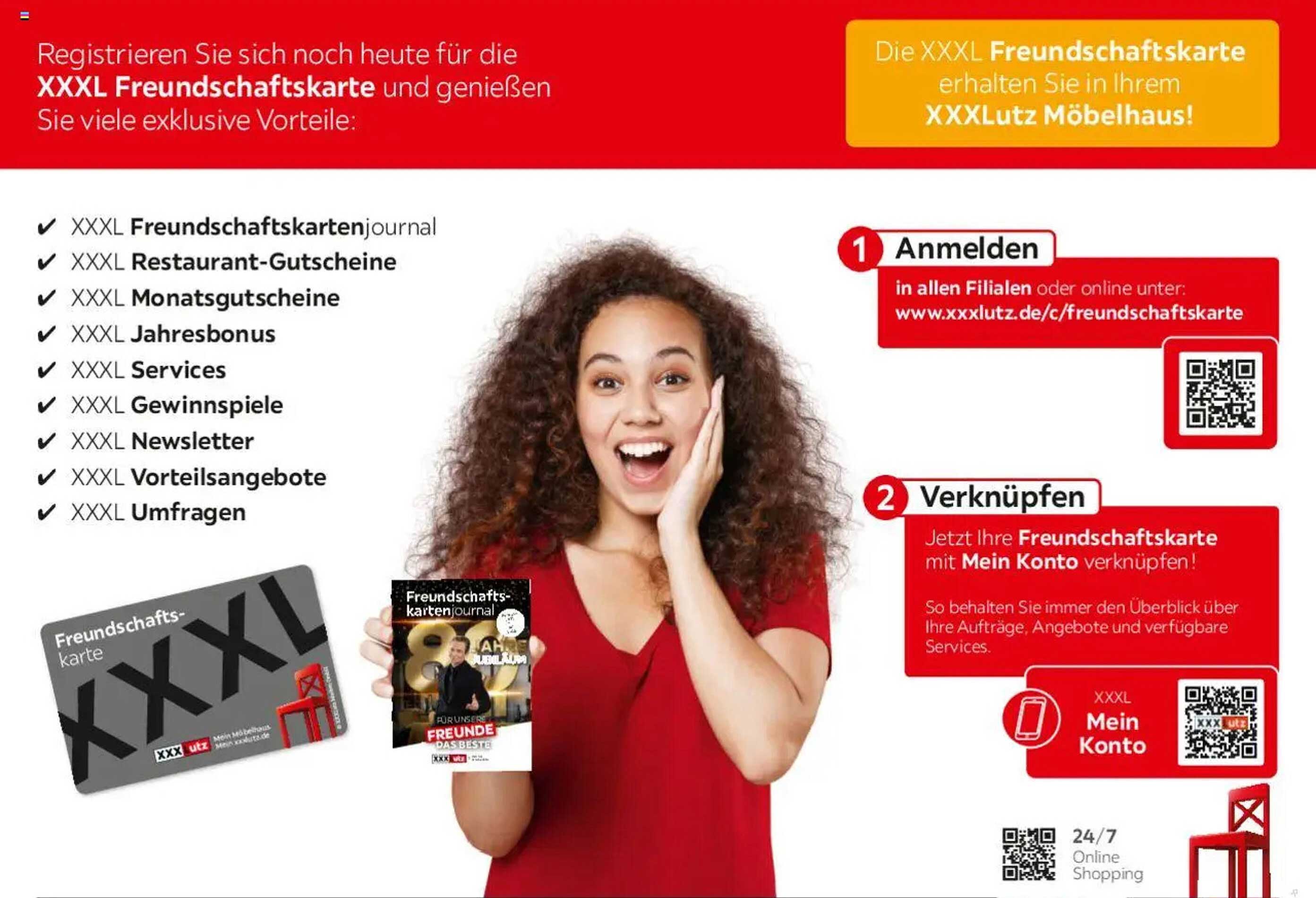 XXXL Freundschaftskarte - Exklusive Vorteile für Käufer