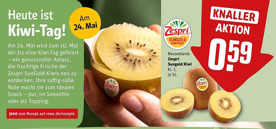 Zespri SunGold Kiwi - 1 Stück für nur 0,59 €