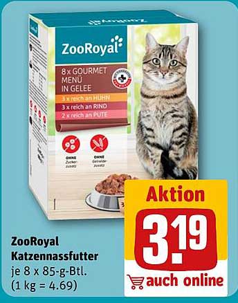 ZooRoyal Katzennassfutter 8 x 85 g
