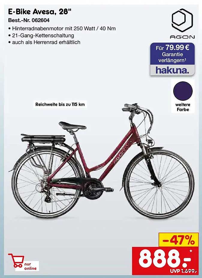 E-Bike Avesa, 28"