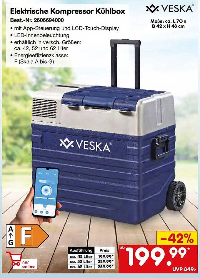 Elektrische Kompressor Kühlbox