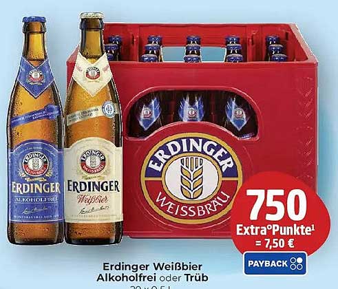 Erdinger Weißbier Alkoholfrei oder Trüb