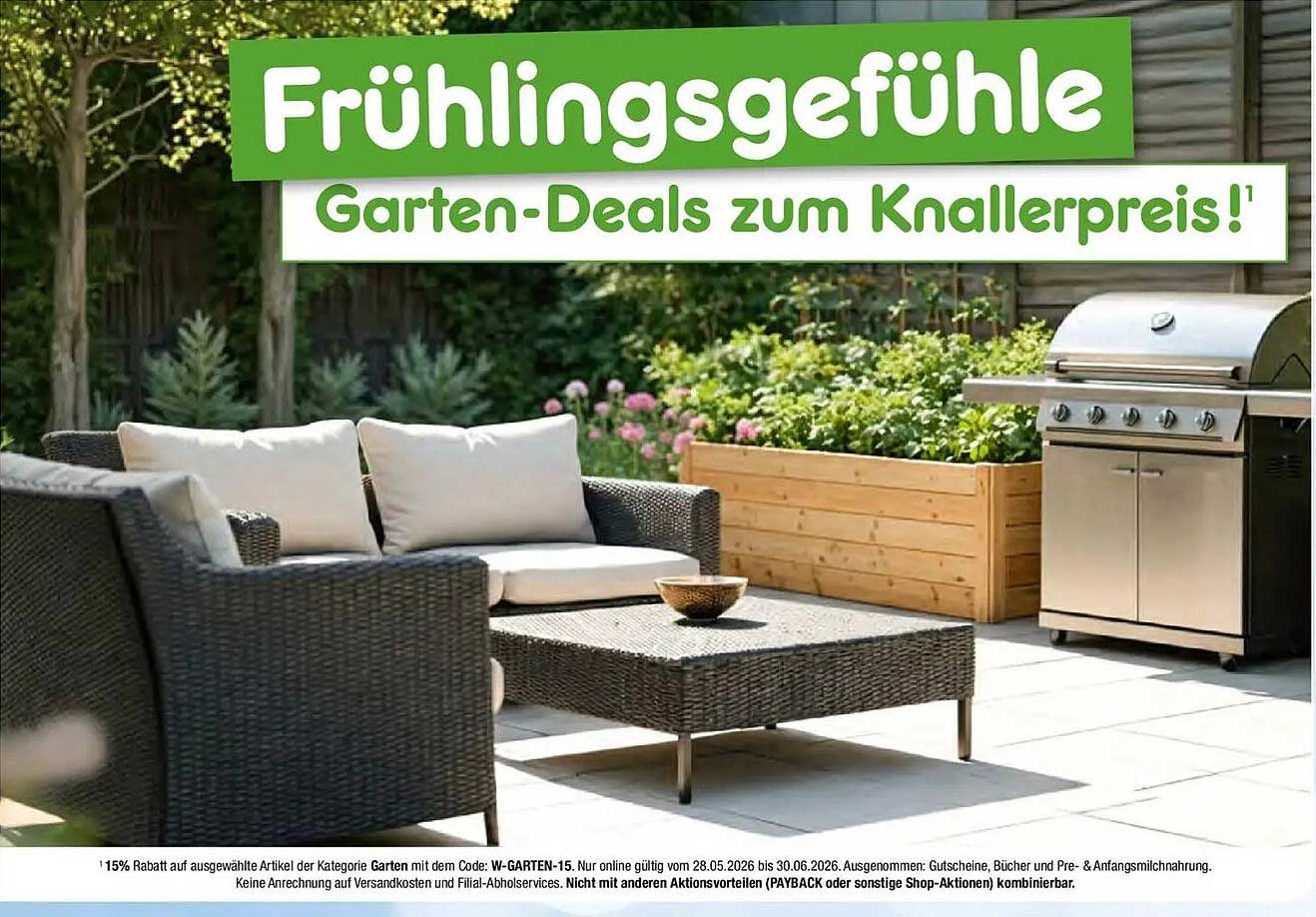 Frühlingsgefühle Garten-Deals zum Knallerpreis!