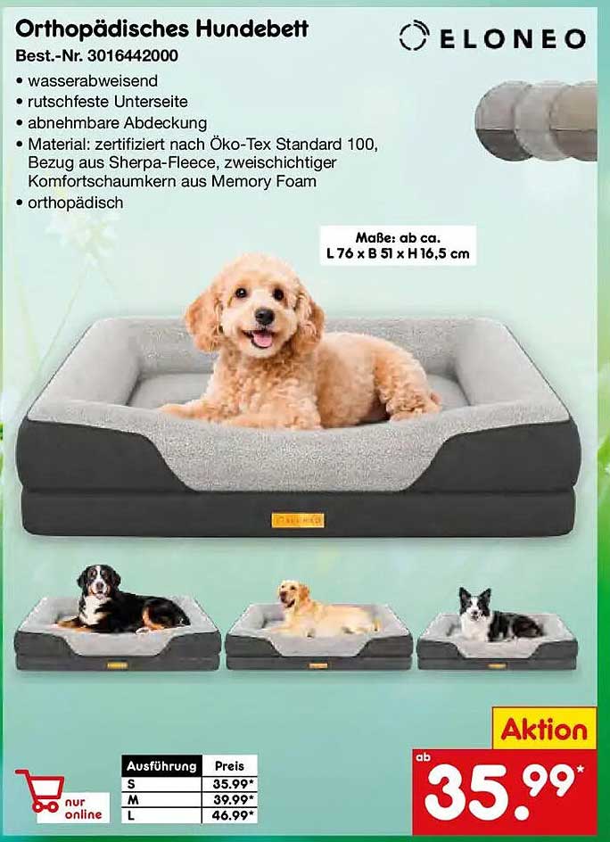 Orthopädisches Hundebett